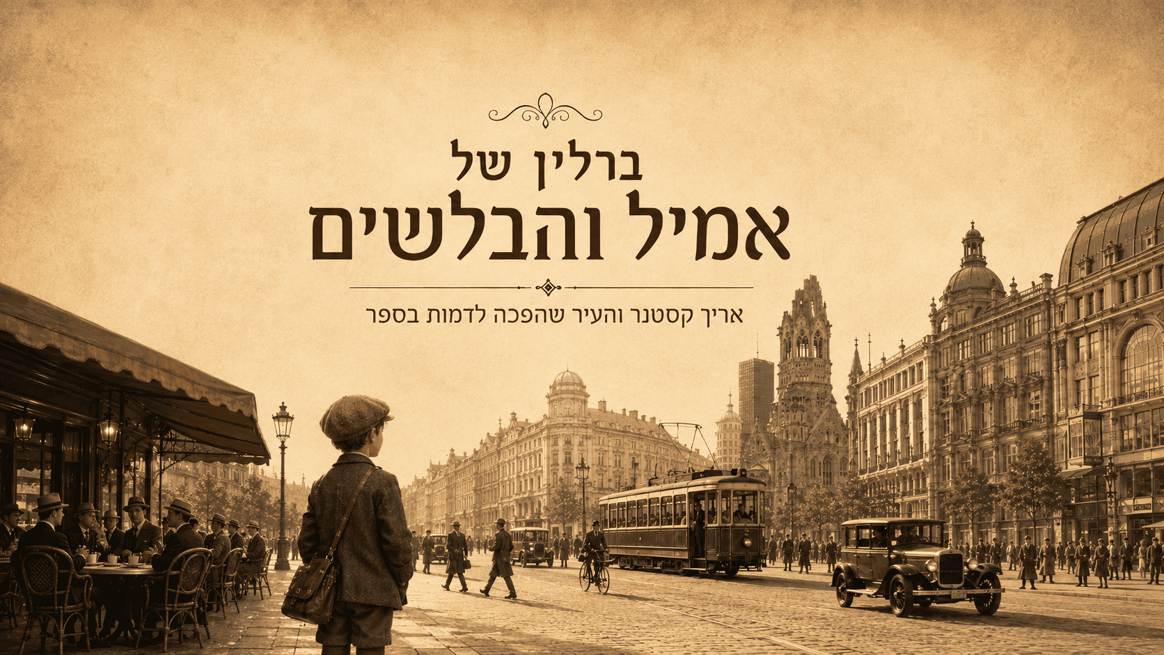 ברלין של אמיל והבלשים: אריך קסטנר והעיר שהפכה לדמות בספר